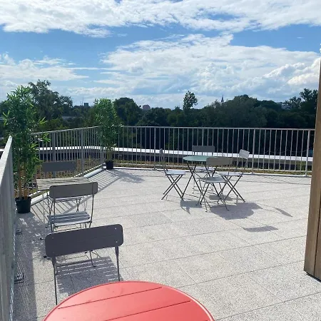 Spacious Duplex Terrace, Near Center Apartment Straßburg